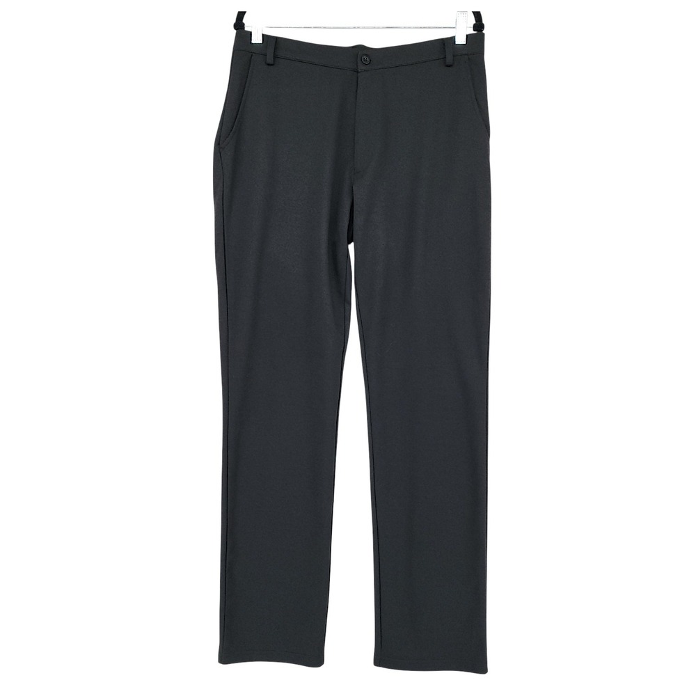 Studio Zanetti Italy Dress Pants 34x32 Mens Gray Stretch Straight Leg Super Soft